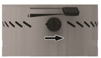 Ensure vent closed